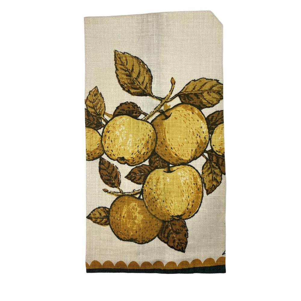 Vintage Linen Dish Towel Tea Towel, Luther Travis, Fallani & Cohn Brand NOS(?)